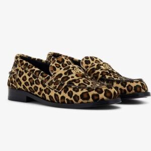 Roberto Cavalli Jaguar Print Penny Loafers